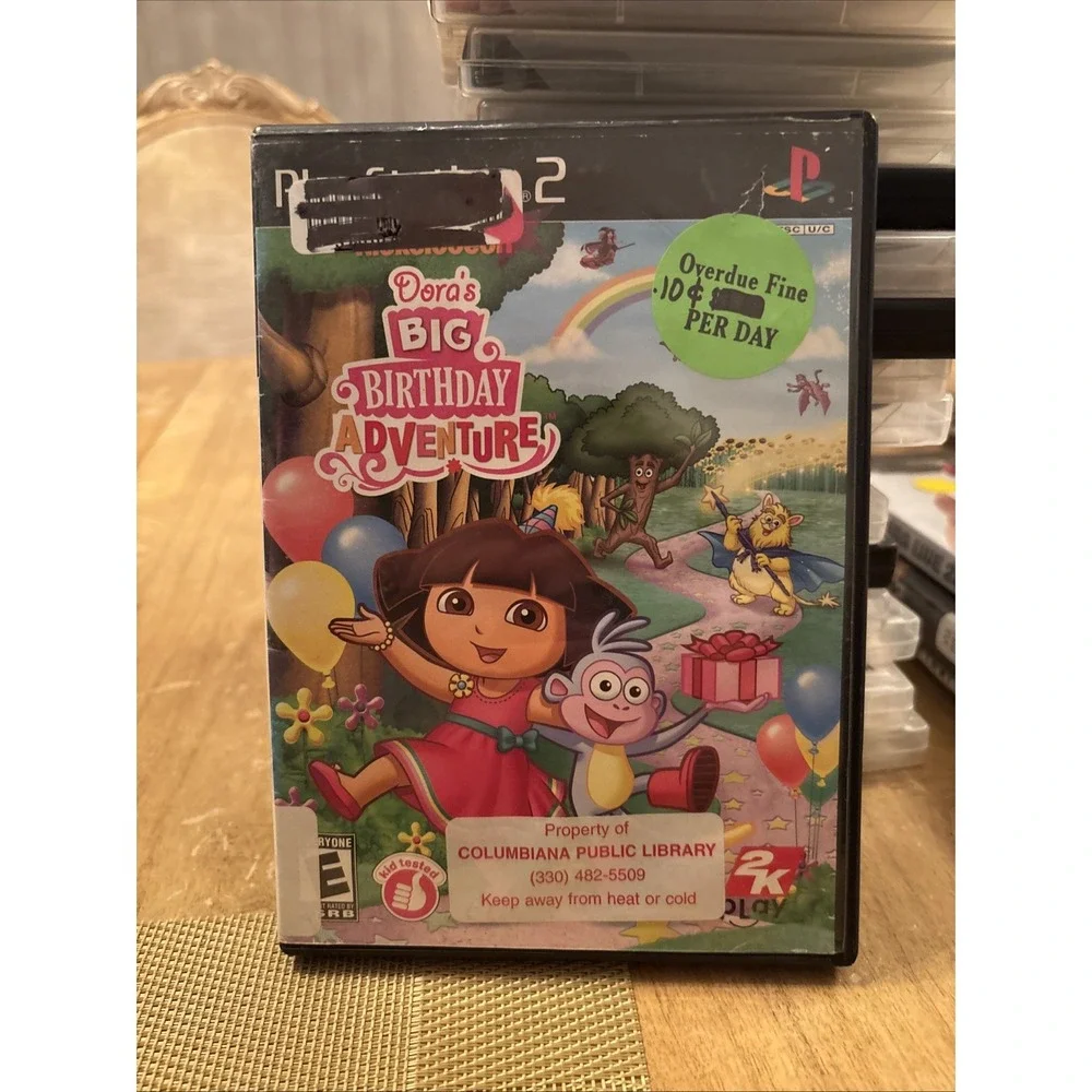 Dora's Big Birthday Adventure (Sony PlayStation 2, 2010). Complete